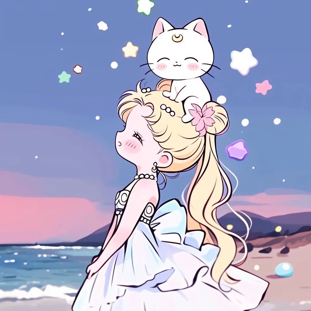 治愈美少女月野兔头像