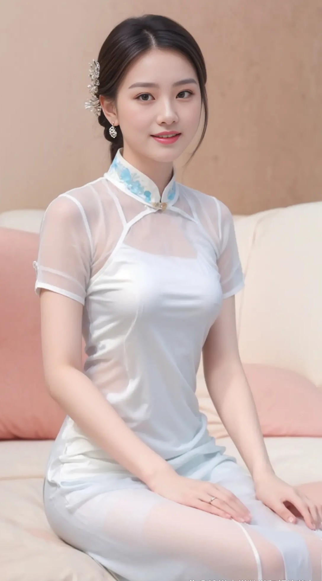 国风苗条淑女好看吧?