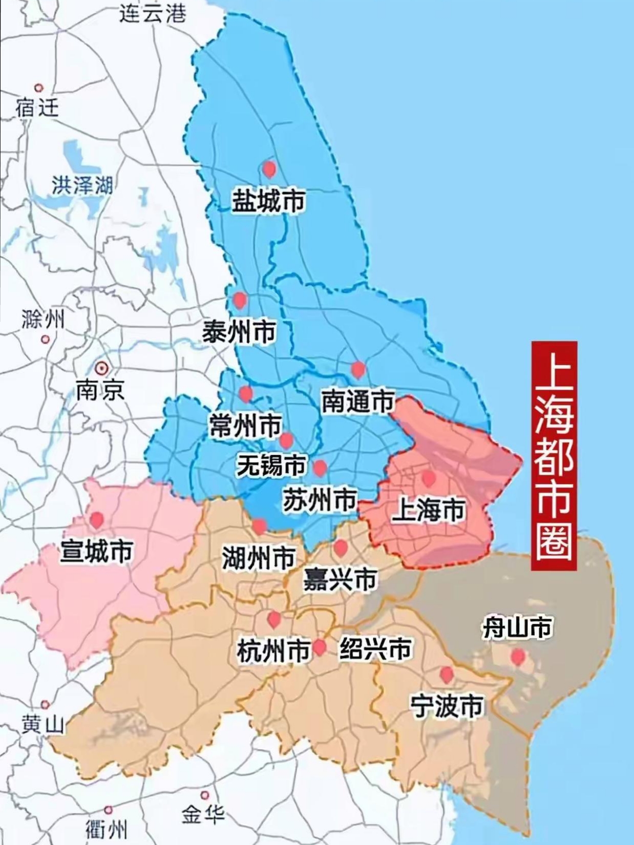 杭州都市圈地图图片