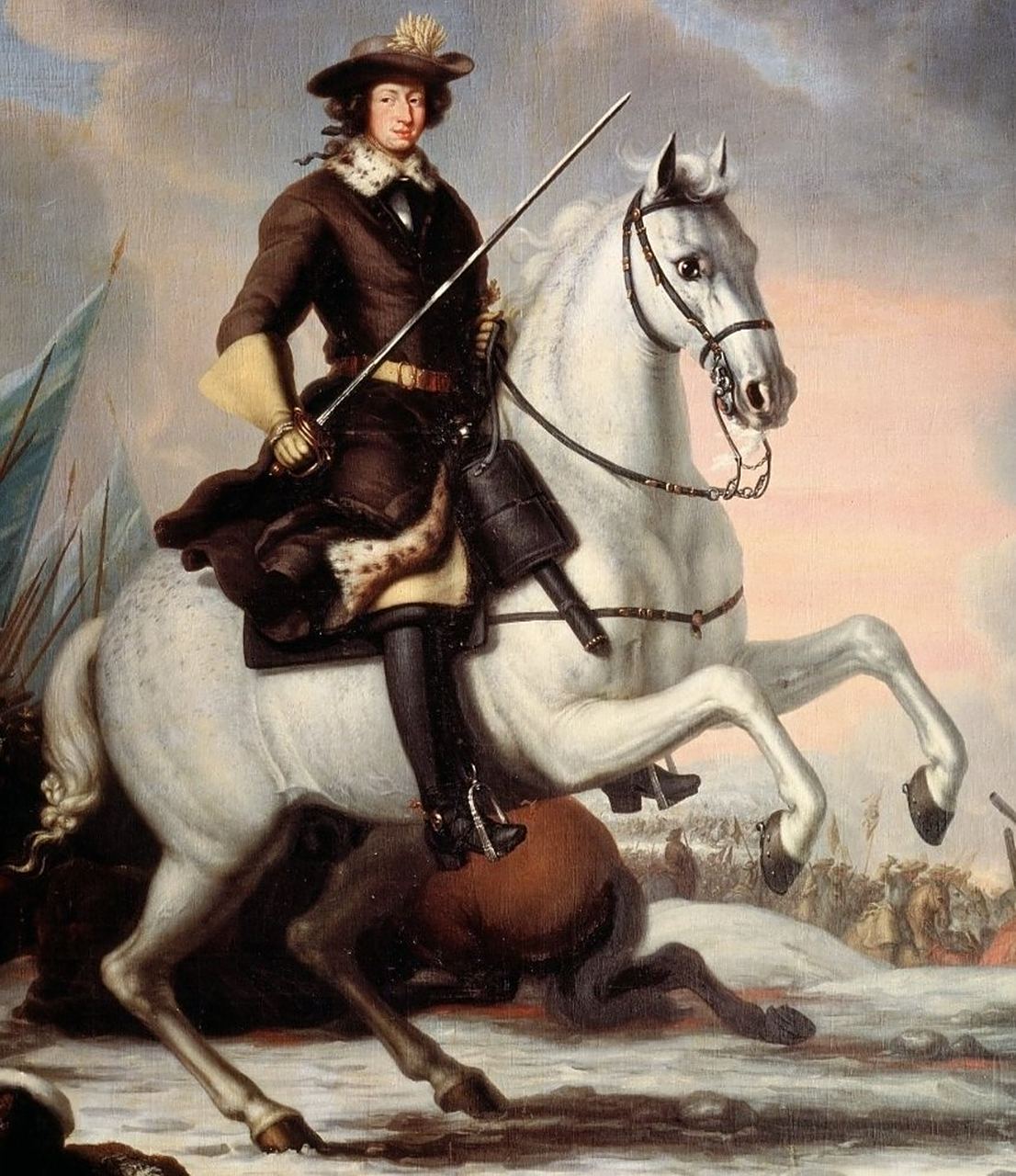 查理十二世(1682年-1718年),瑞典军队统帅,瓦萨王朝的第10位国王.