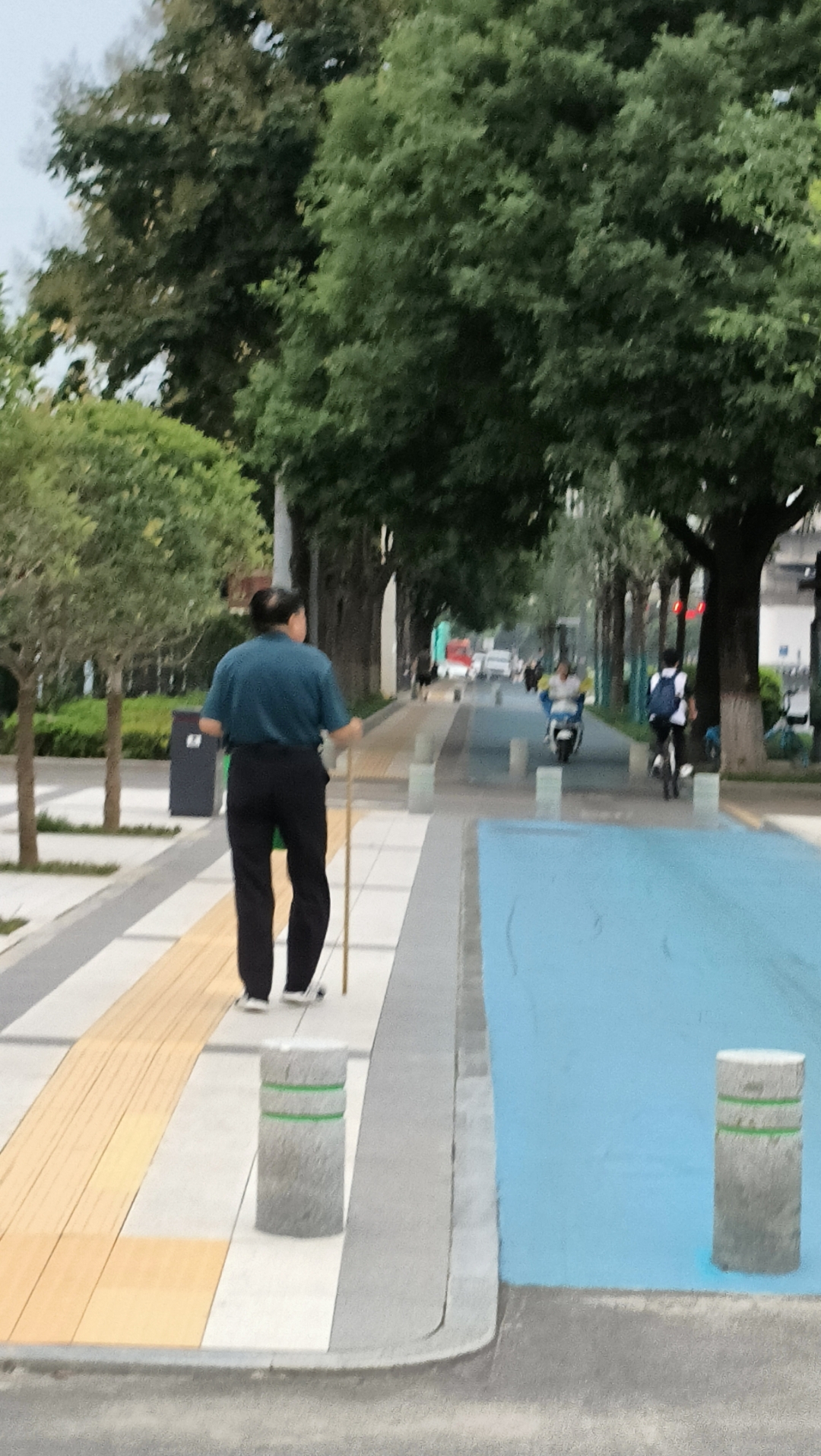 的小道上散步,脚下的路还是很漫长,胖子拄着一杆棍向前向轻松的走着!