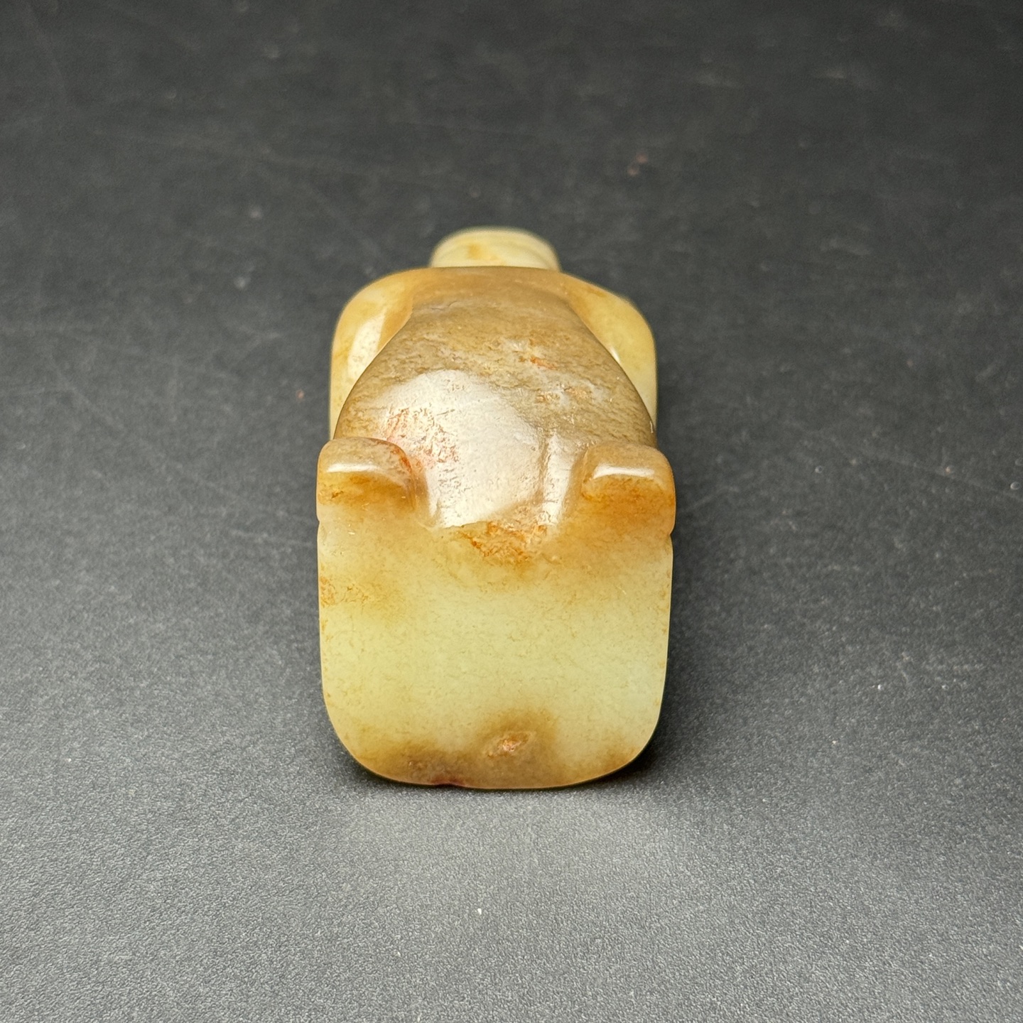 和田玉红山文化玉贵人,尺寸28×35×59mm重72g