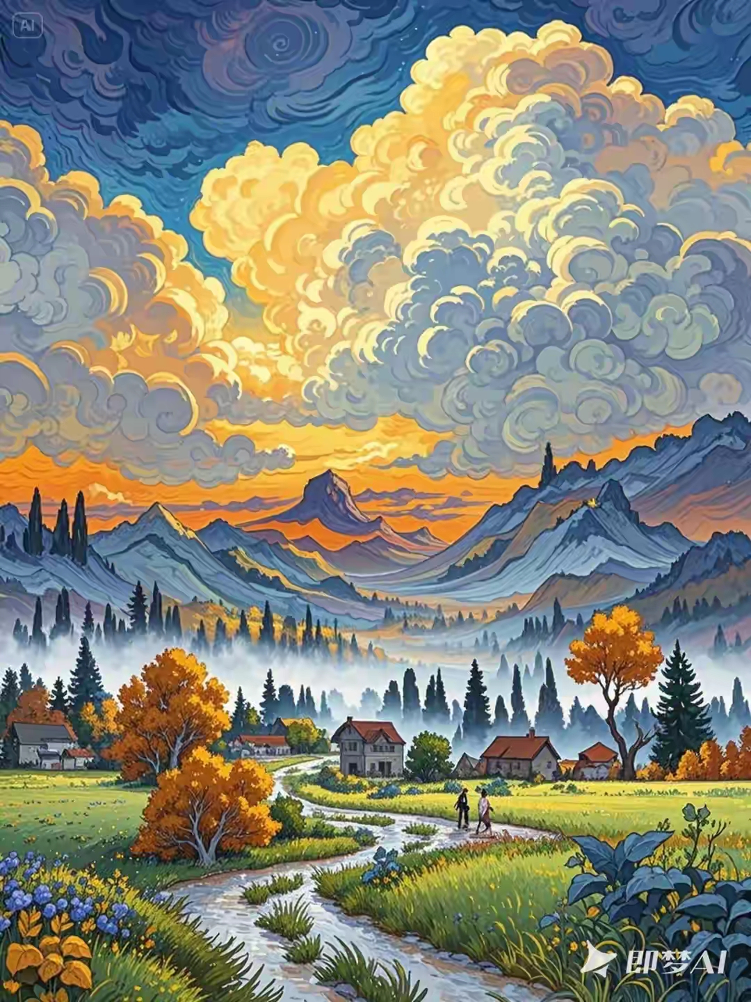 油画 后现代 抽象主义 向阳生长