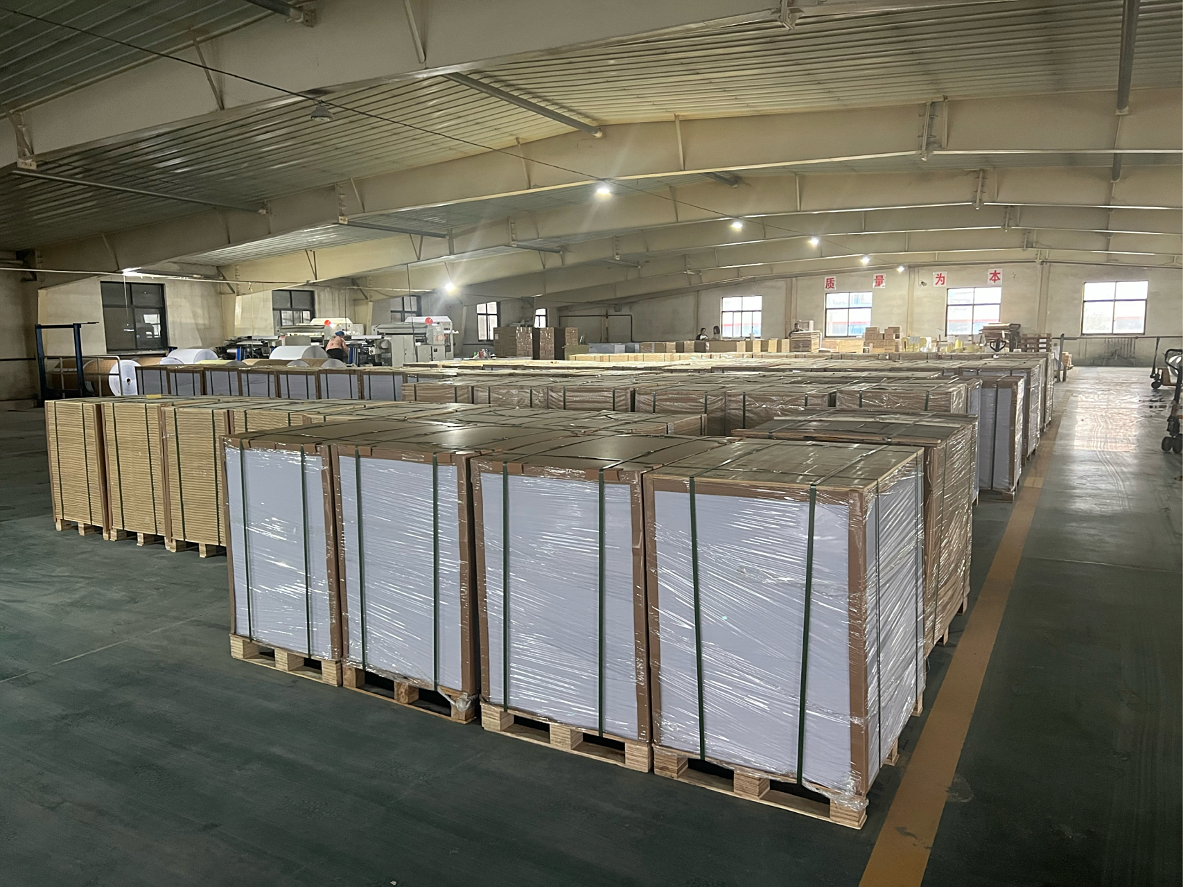 热胶水胶铜版纸不干胶标签纸,合成纸,热敏纸母卷生产复合过程,生产