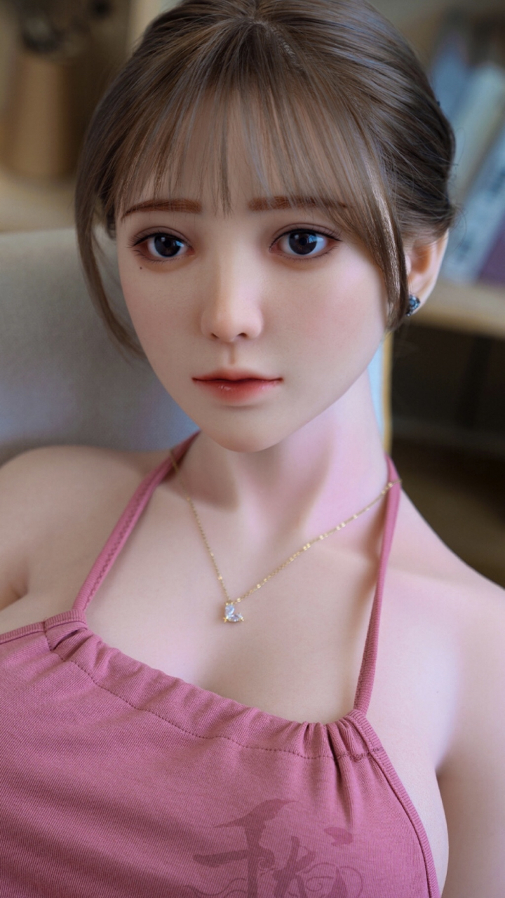 硅胶娃娃介绍:头部蜡像工艺制作,有光泽,不会掉妆,不易变形,眉毛,睫毛