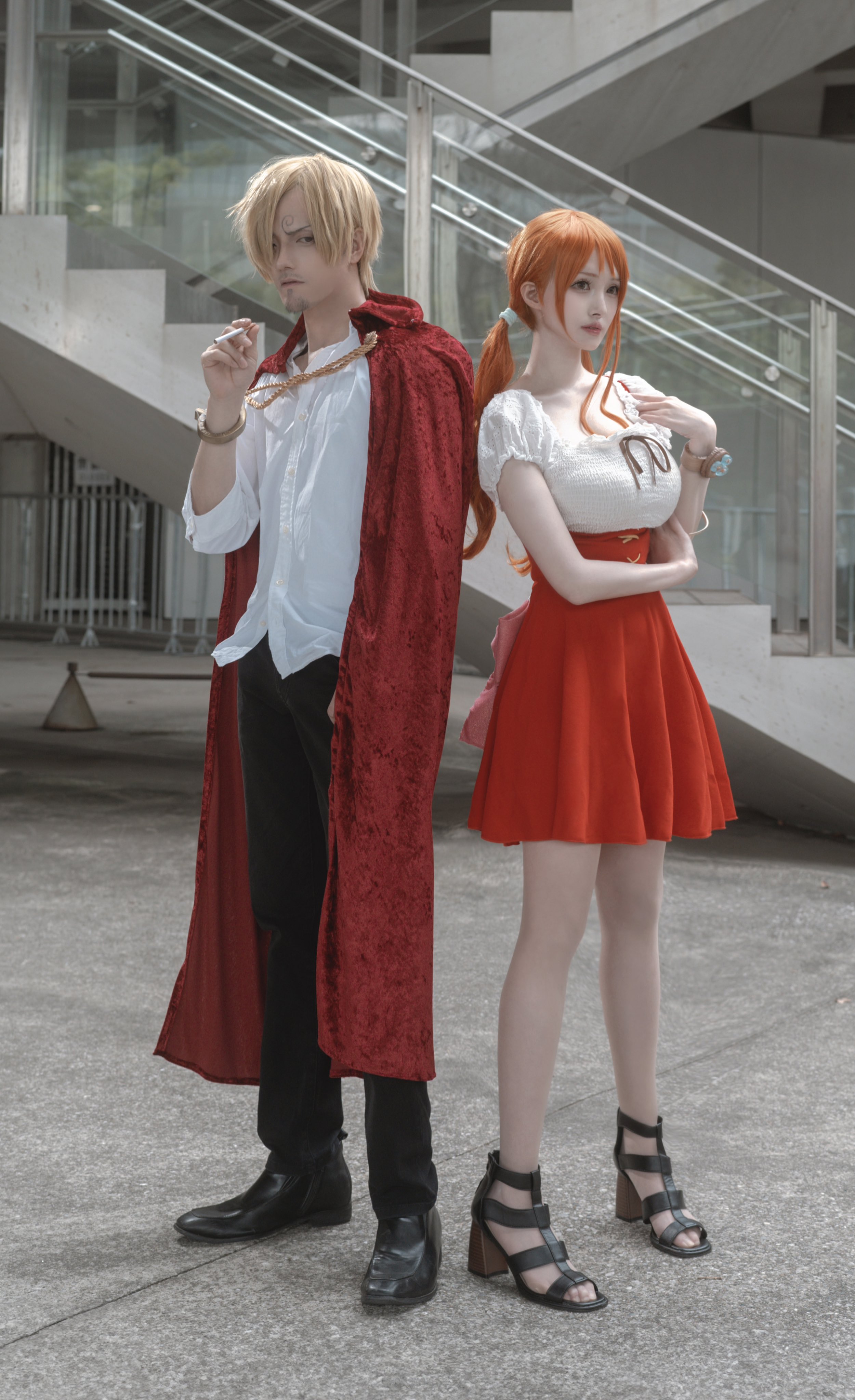 海贼王娜美,蛋糕岛篇妆造～可以说超高的还原度了#动态连更挑战