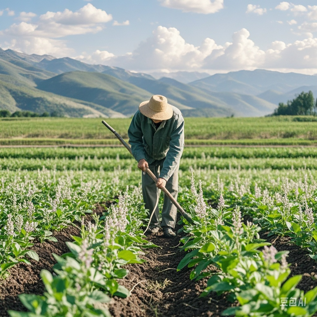 大家手持农具,满心期待地准备开启这场种植之旅