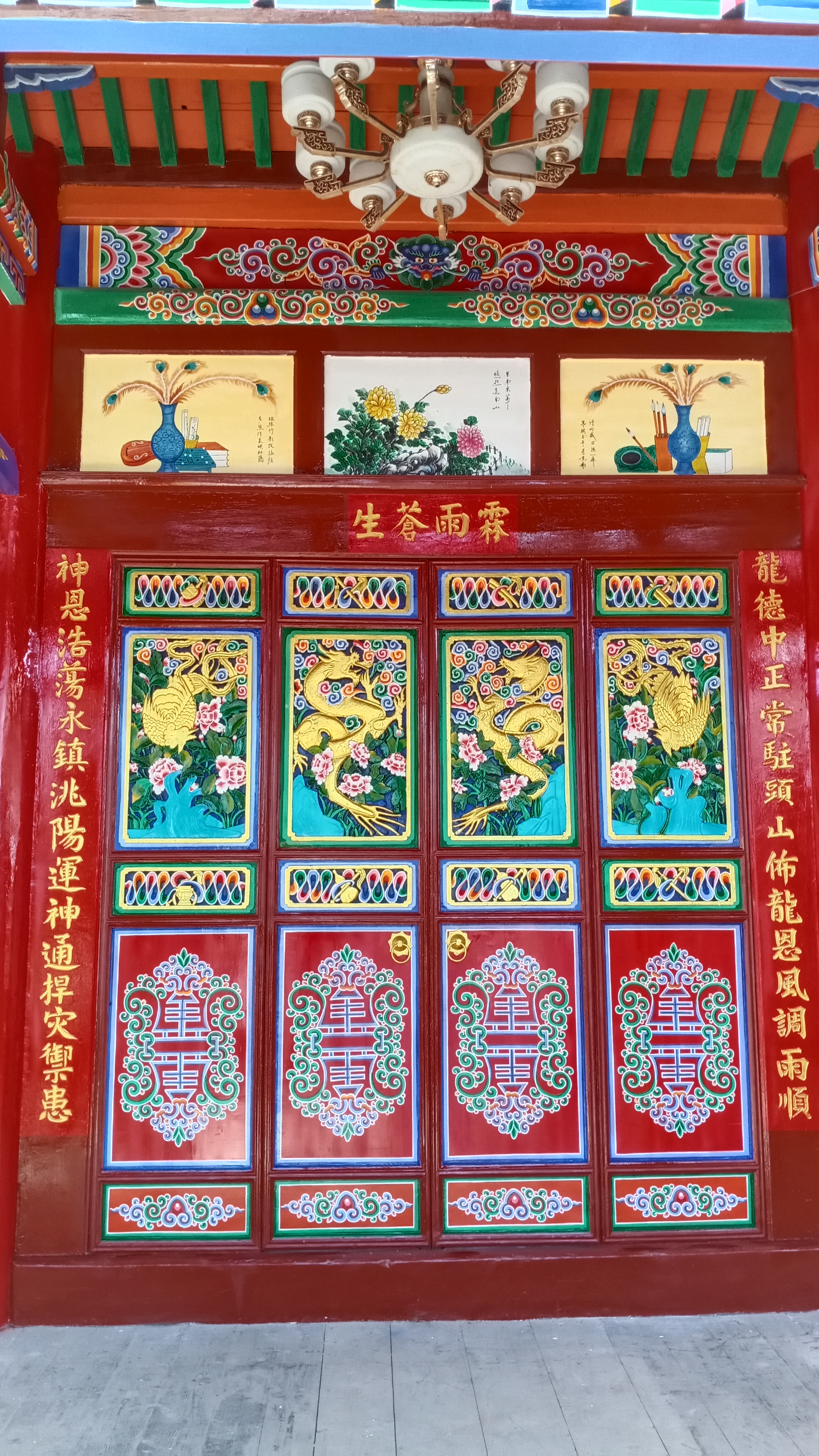 古建彩绘联系我,本公司长年承接寺庙彩绘工作