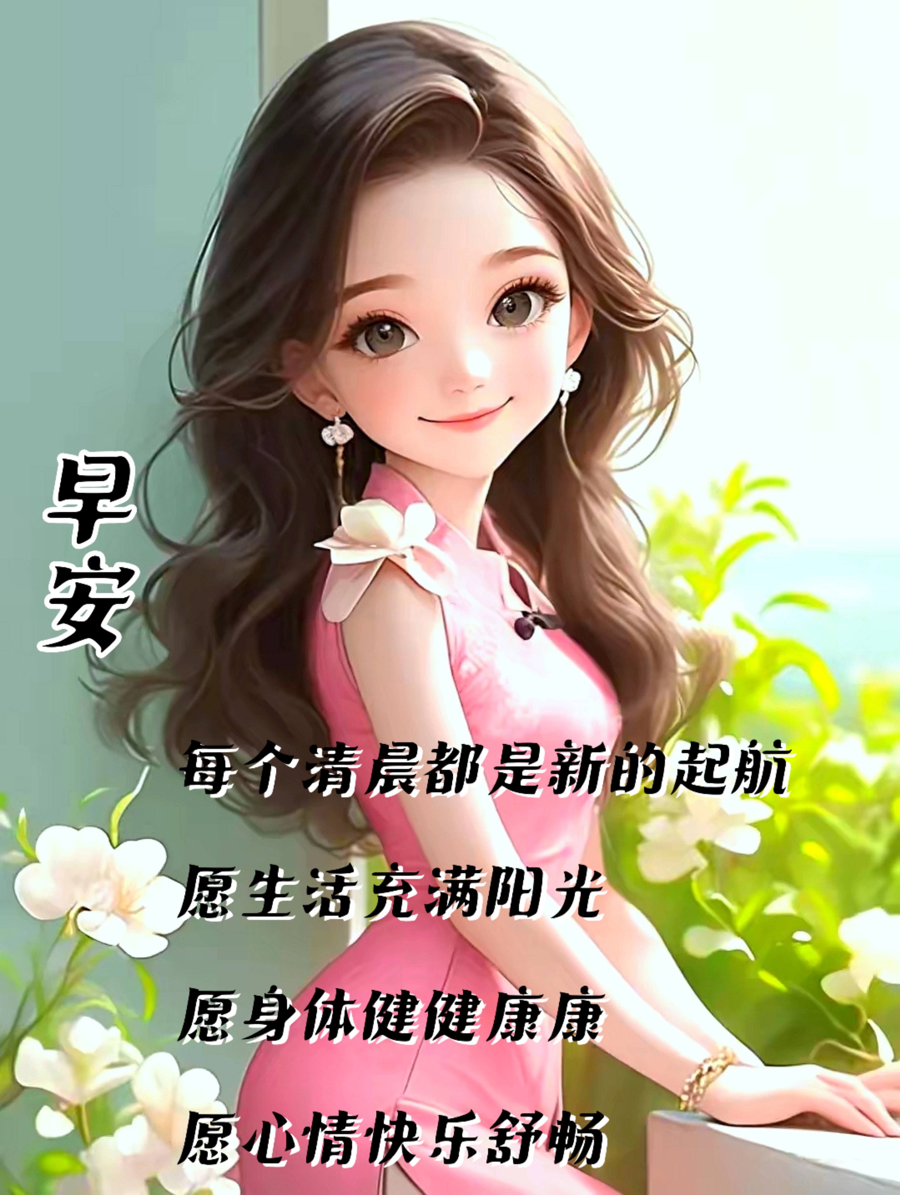 图片感恩缘分感谢缘分的早安图片缘分的早安问候泳装女生早上问候图片