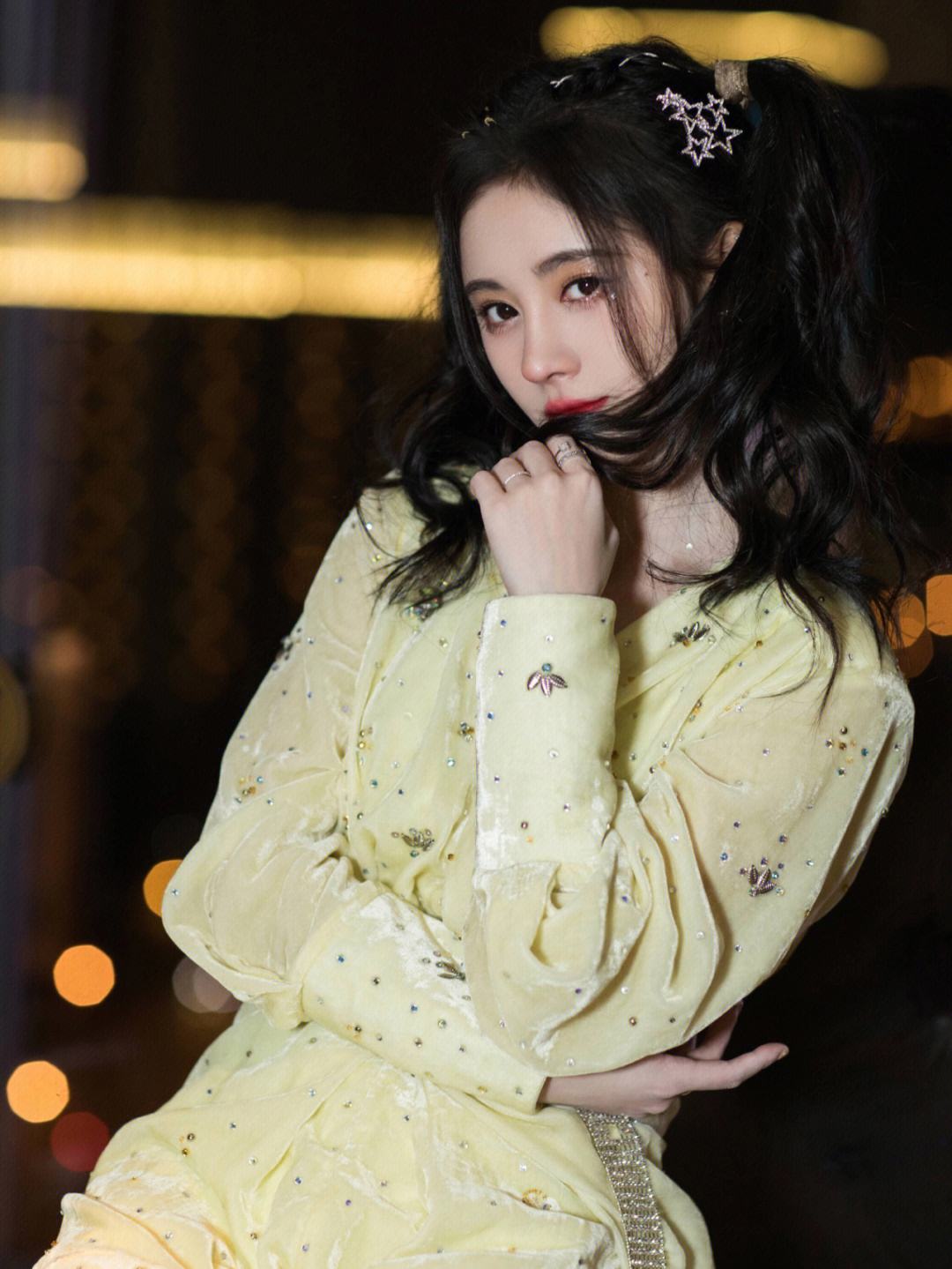 鞠婧祎可爱美图