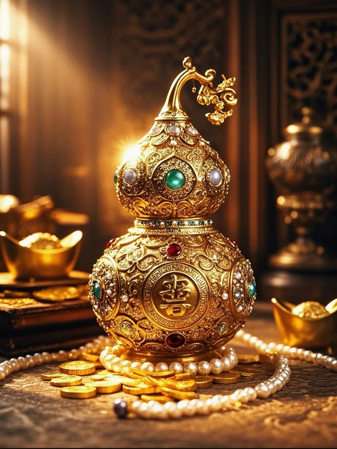 哇塞,这金葫芦太闪了,感觉财神爷要来敲门了! 刷到了就是缘分