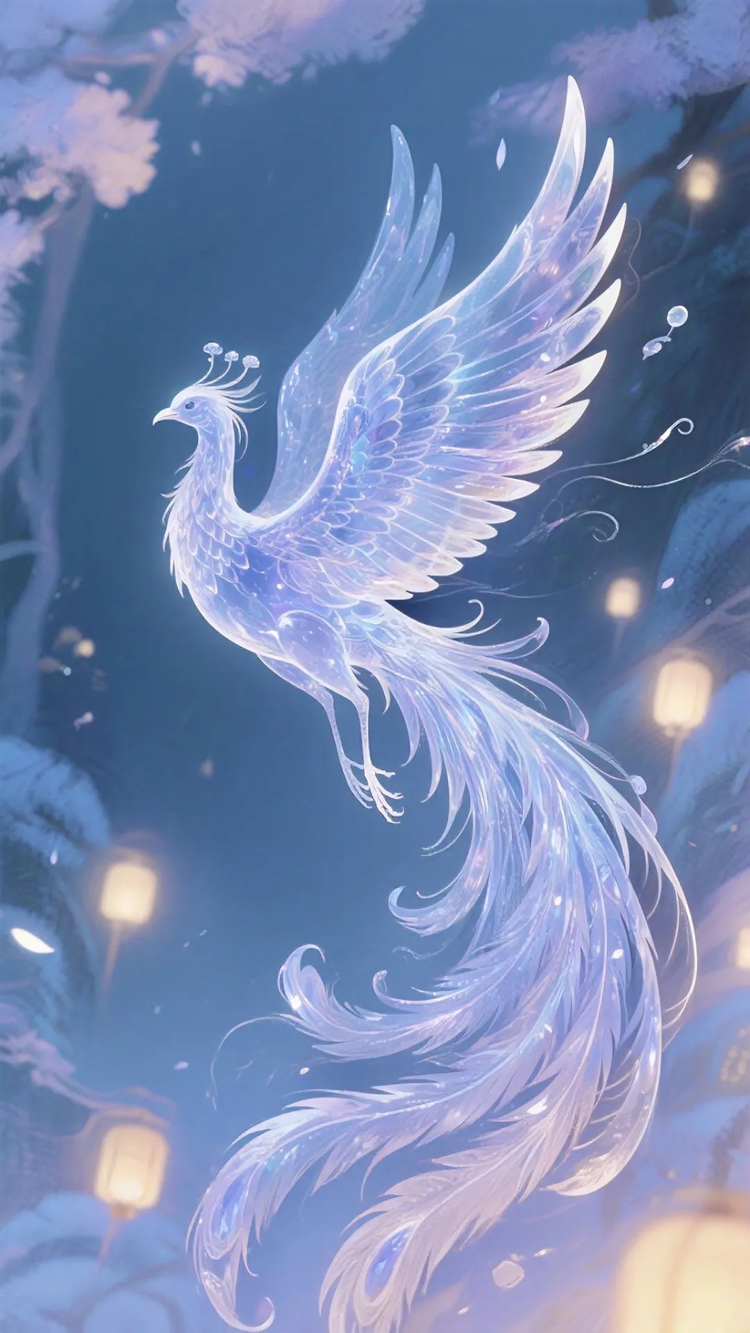 捕捉梦幻瞬间,与紫色凤凰共舞夜空. 来吧来吧相约在这浪漫的春天里