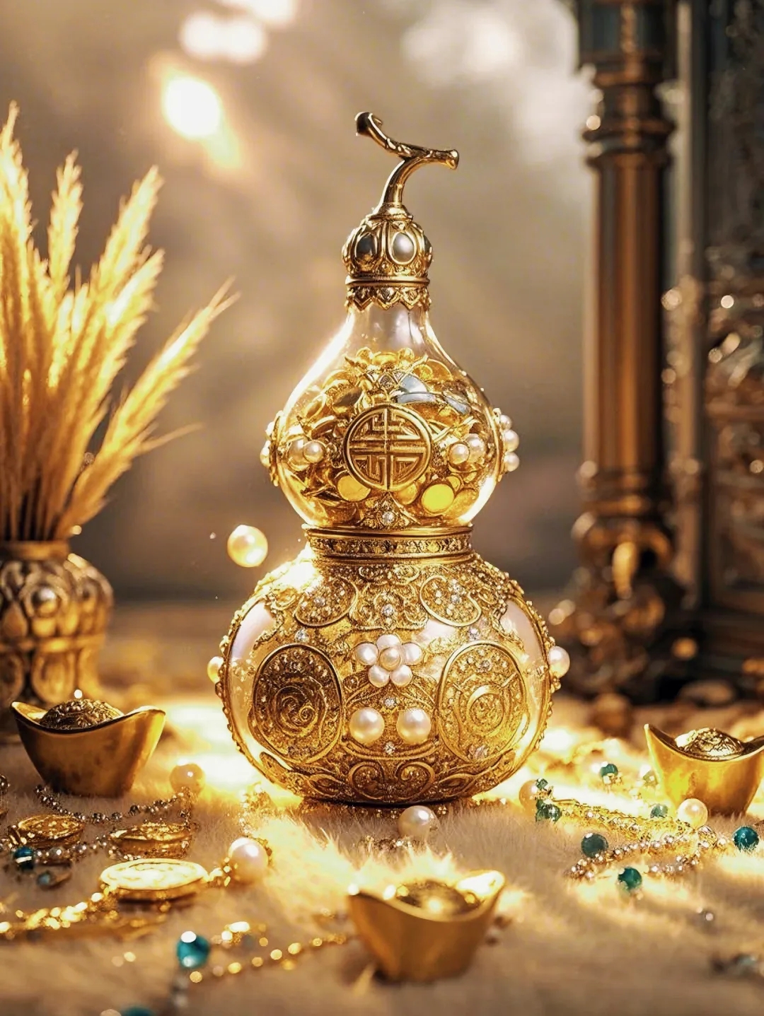 哇塞,这金葫芦太闪了,感觉财神爷要来敲门了! 刷到了就是缘分