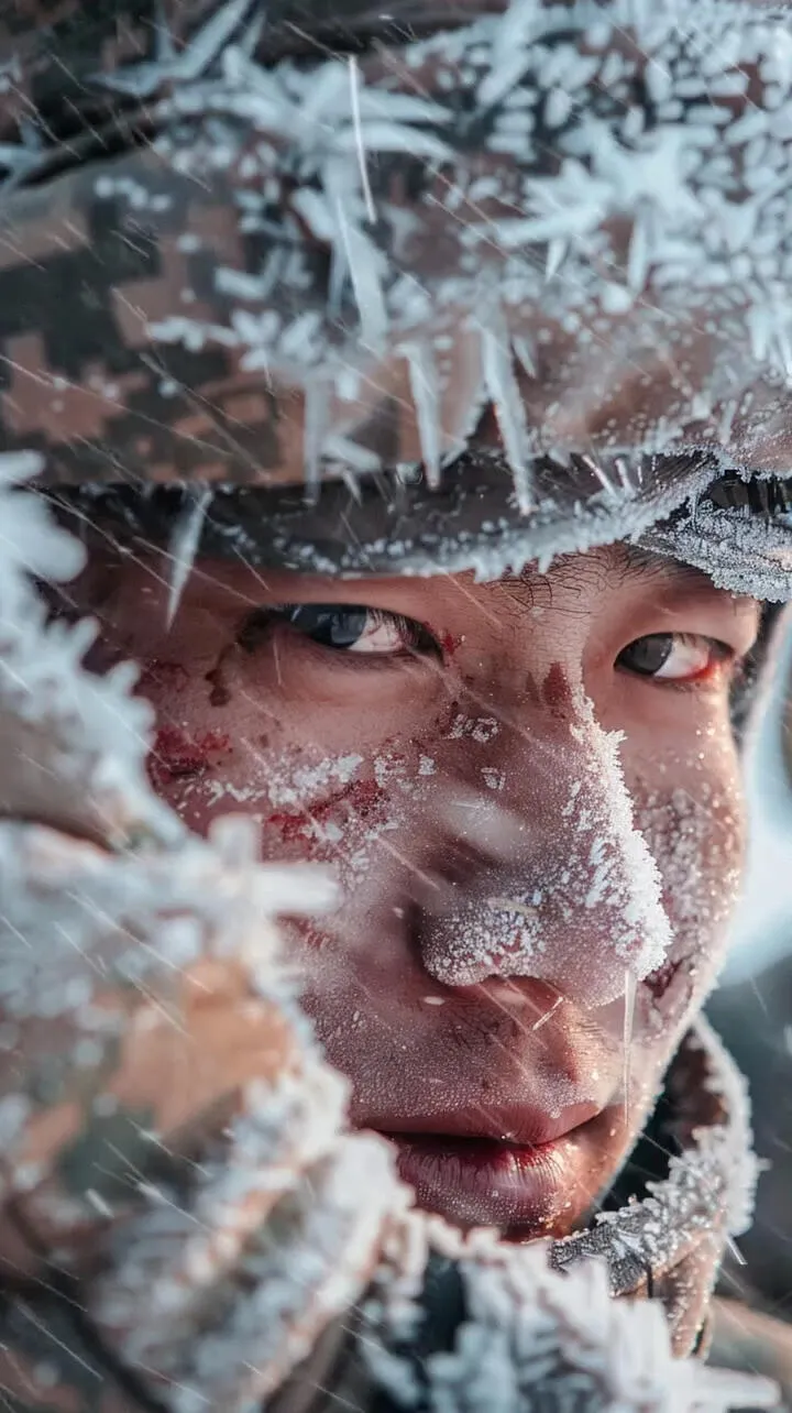 面对高寒缺氧,呼吸困难的状况,他们依旧坚定地驻守在祖国的边防线上