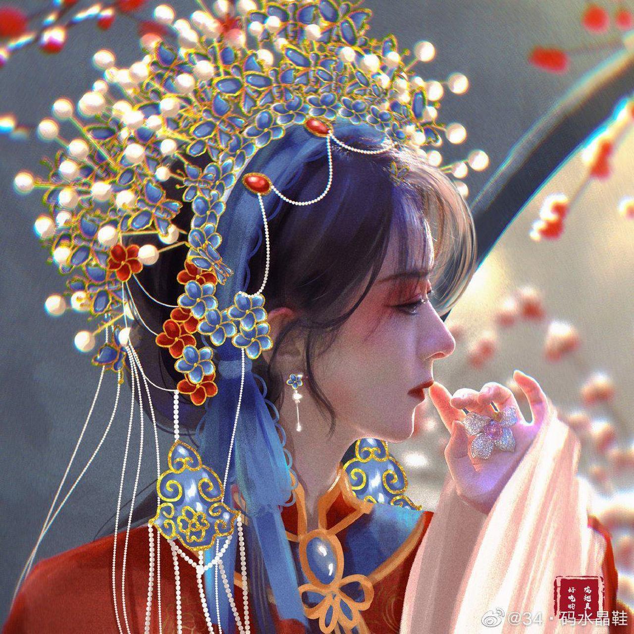 赵丽颖 #京剧# #赵丽颖# #画画