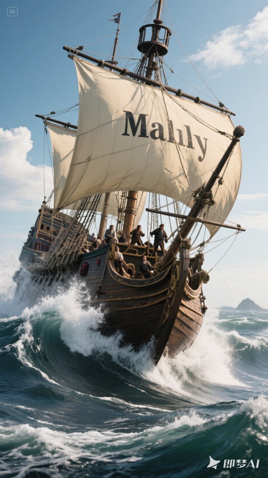 号飞翔的荷兰人号壁纸逆风船手机高清壁纸图片造船的目的从来不you