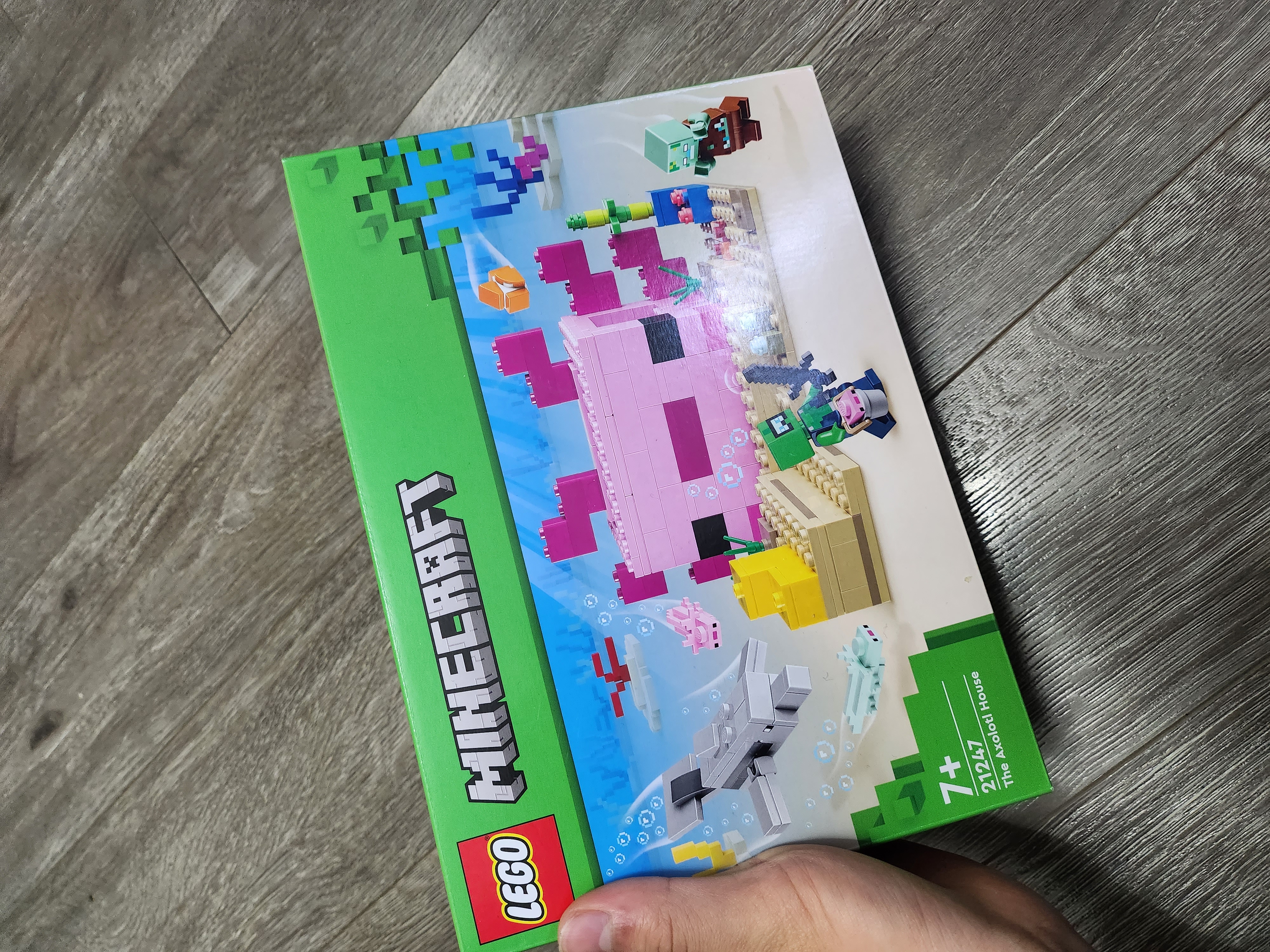 乐高minecraft积木 美西螈房屋#乐高