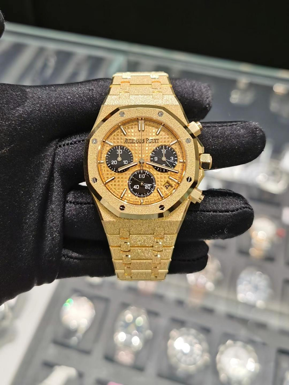 金灿灿的ap!爱彼26240ba 黄金霜金 日本限定款!