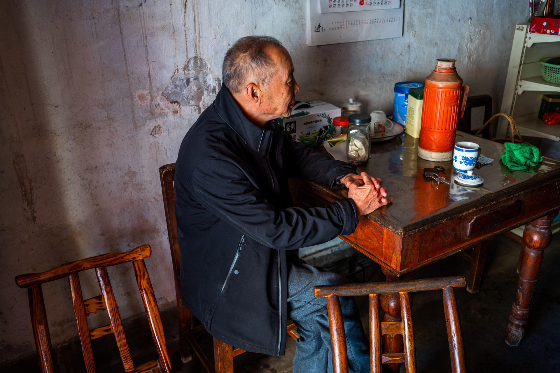 农村人喝茶图片大全图片