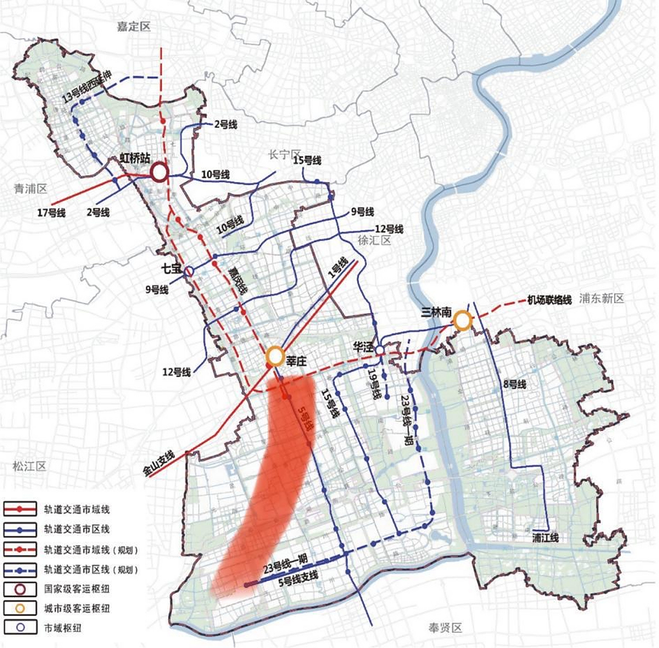 闵行马桥地铁         从目前市里还在研究的嘉闵线南延伸方案来看