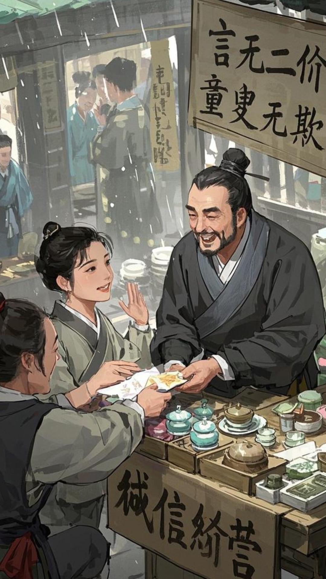 多九公等人乘船出海,游历海外各国,经历了各种奇人异镜花缘人物关系图