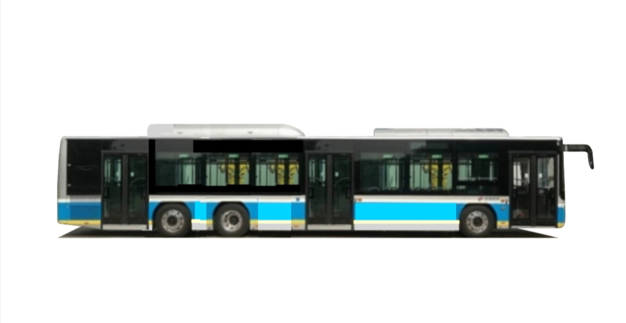 自己搞的公交车:福田欧辉bj6150shevca-2型插电式混合动力三轴低地板