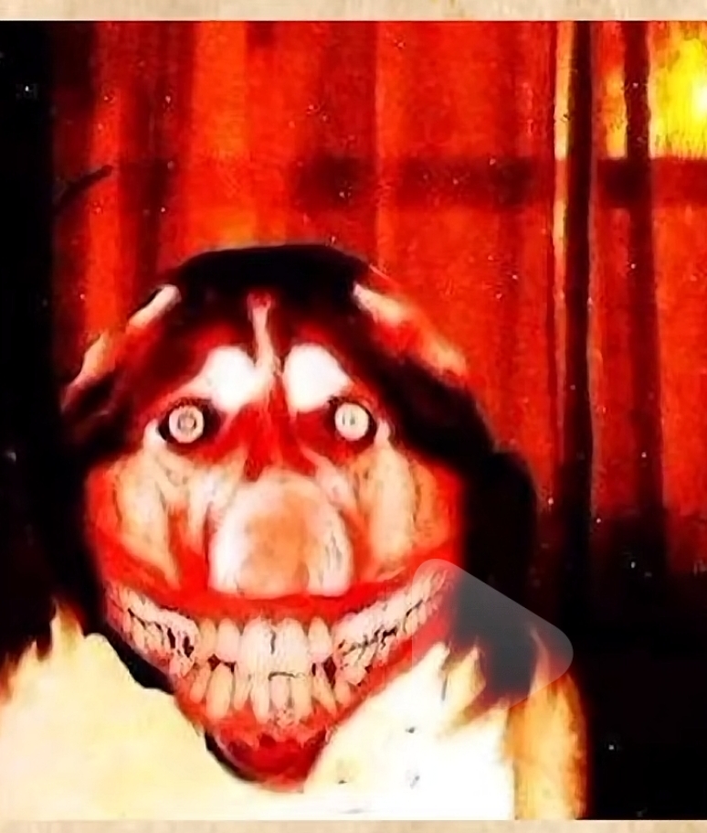 这张图是国外进来的一个都市传说,smile dog,其实说