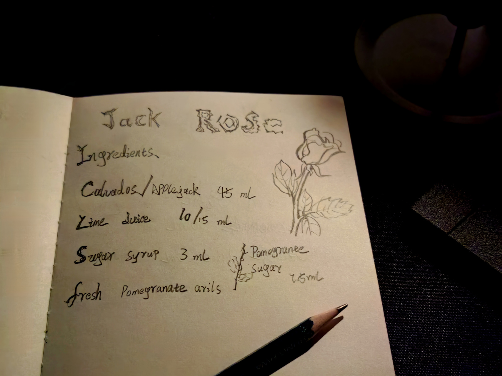 jack rose 93 #红# #玫瑰# #调酒
