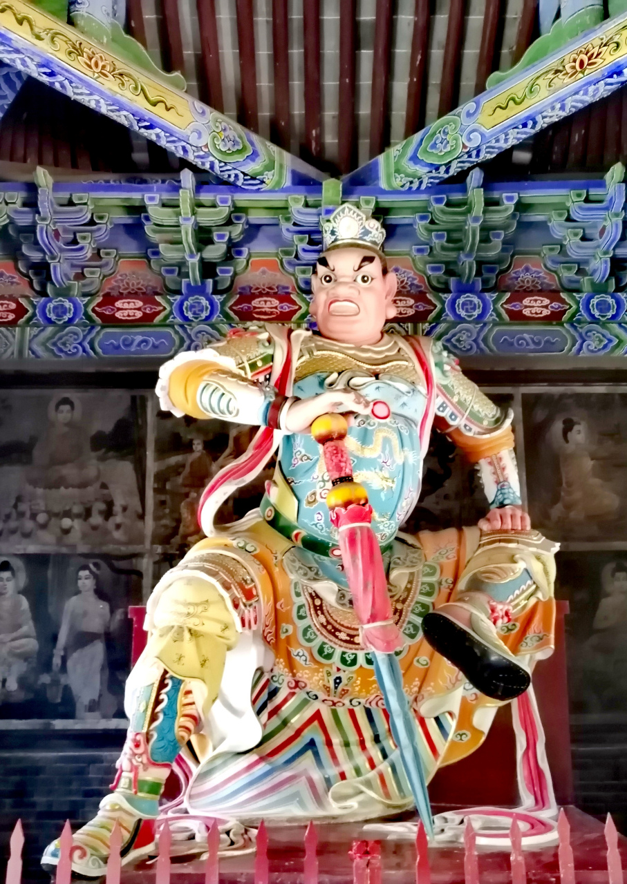 法王寺山门殿的哼哈二将#佛教# #佛教文化