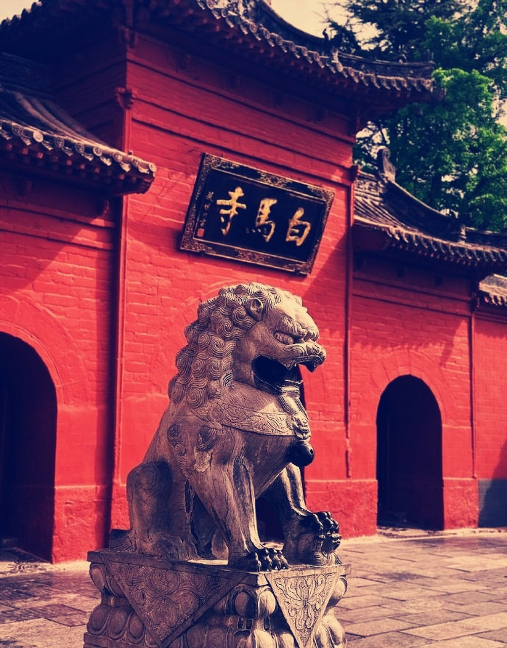 洛阳白马寺,中国第一古刹,被称为"释源","祖庭".