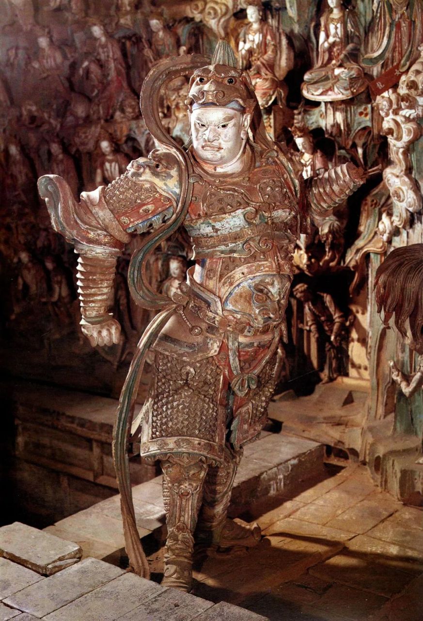 佛教文化# 平遥双林寺   天下第一韦陀菩萨