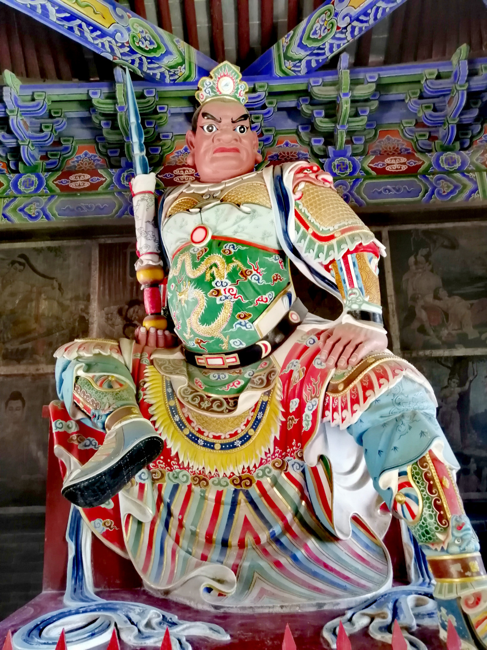 法王寺山门殿的哼哈二将#佛教# #佛教文化