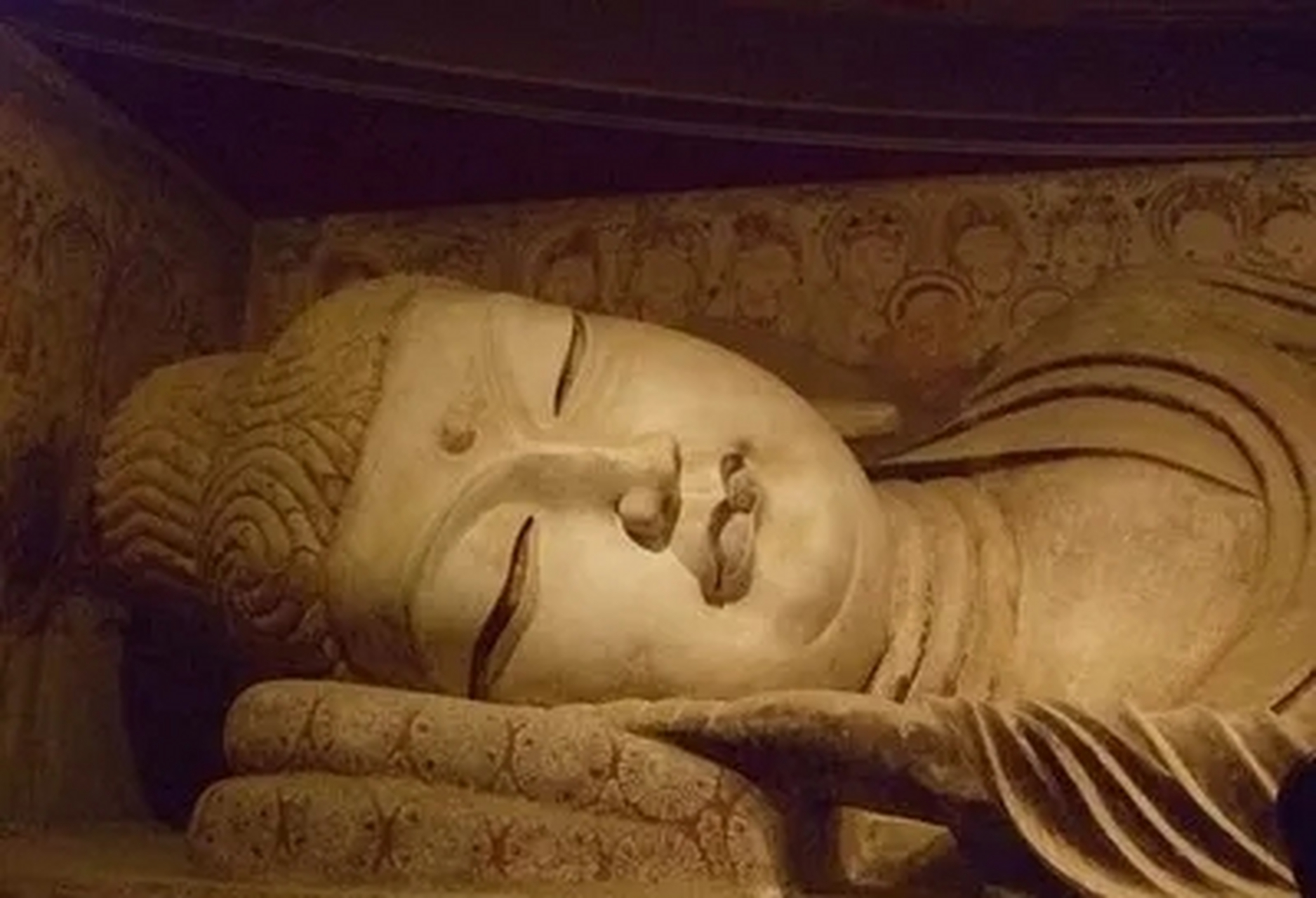 佛教文化# 莫高窟第158窟02 佛涅磐像