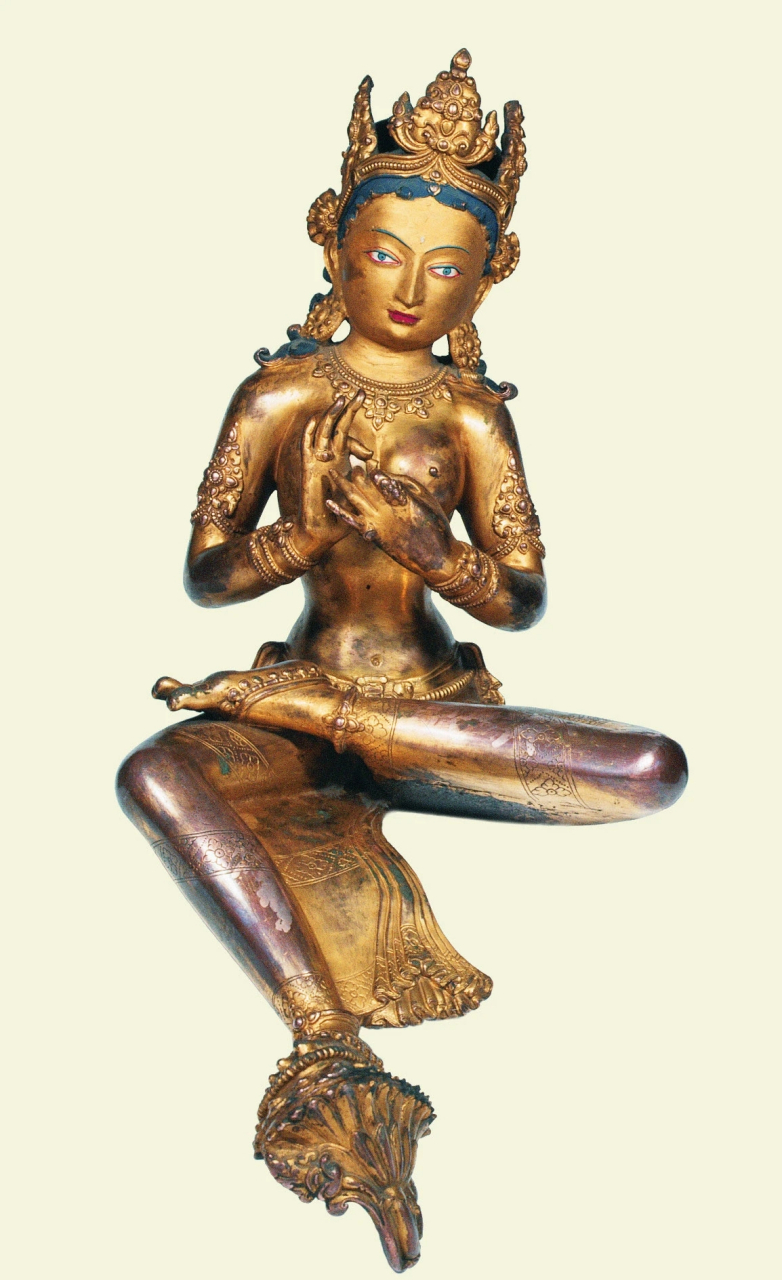 藏传佛教造像艺术 1,释迦牟尼或"化身佛"  尼泊尔(过渡时期) 公元10