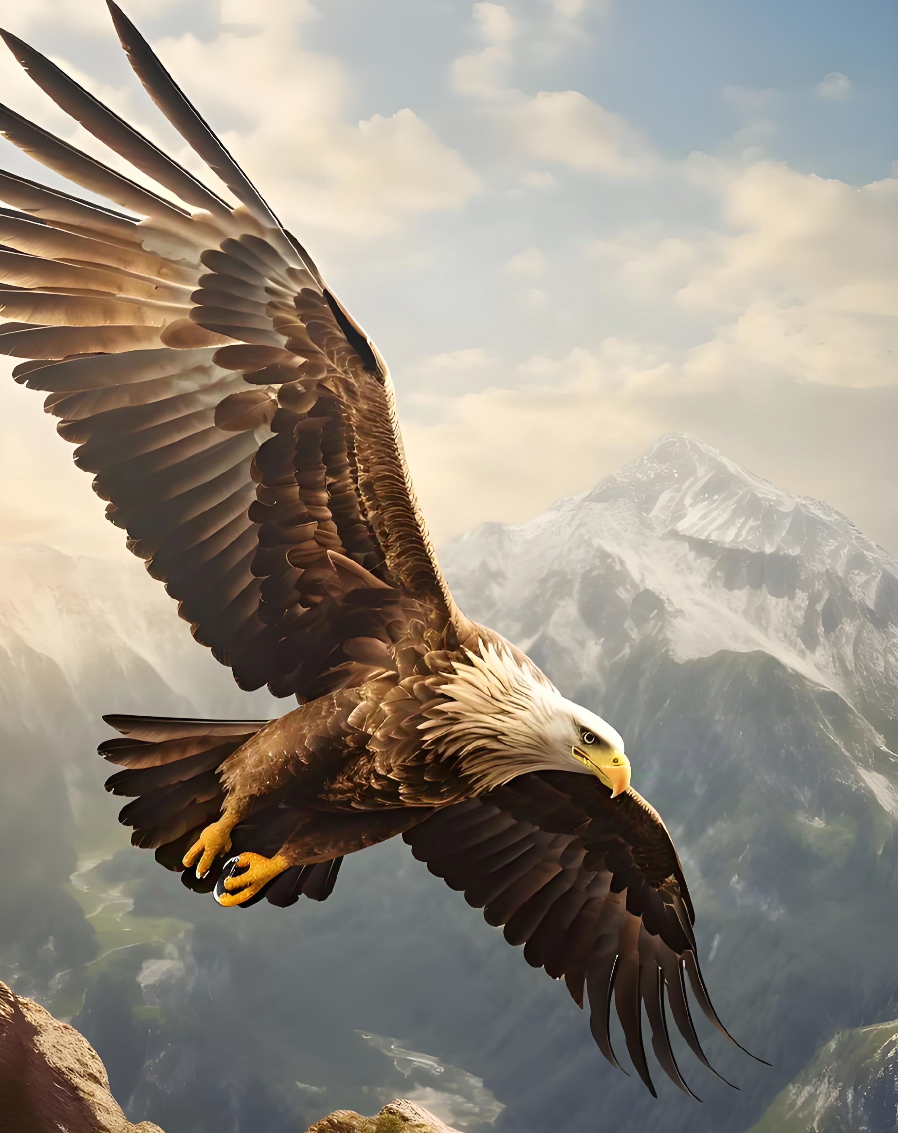 突然,一只他救过的老鹰飞来,叼起孙子飞走了.