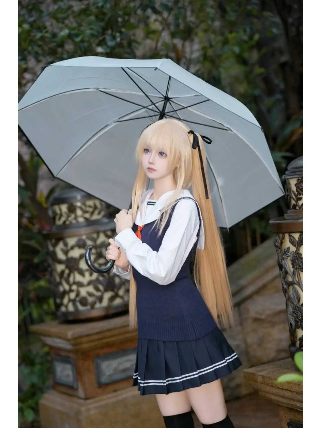 英梨梨cos大赏,金发双马尾超绝还原