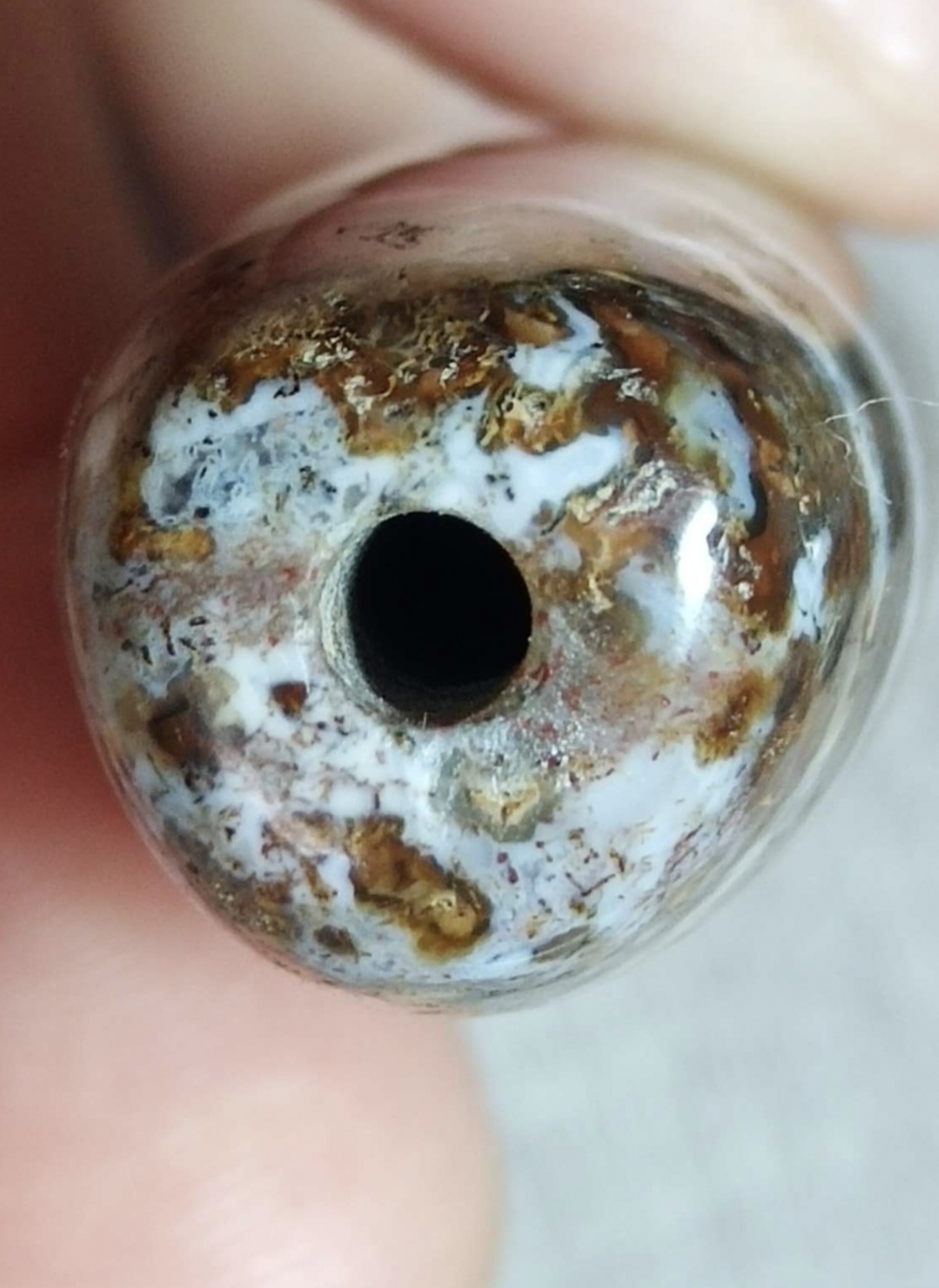 古象雄十一眼天珠,硬度高宝石光泽