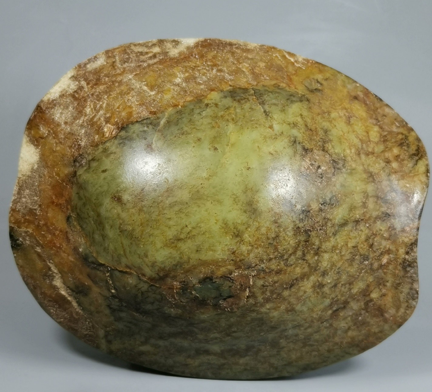 文化期大尺寸玉龟壳摆件