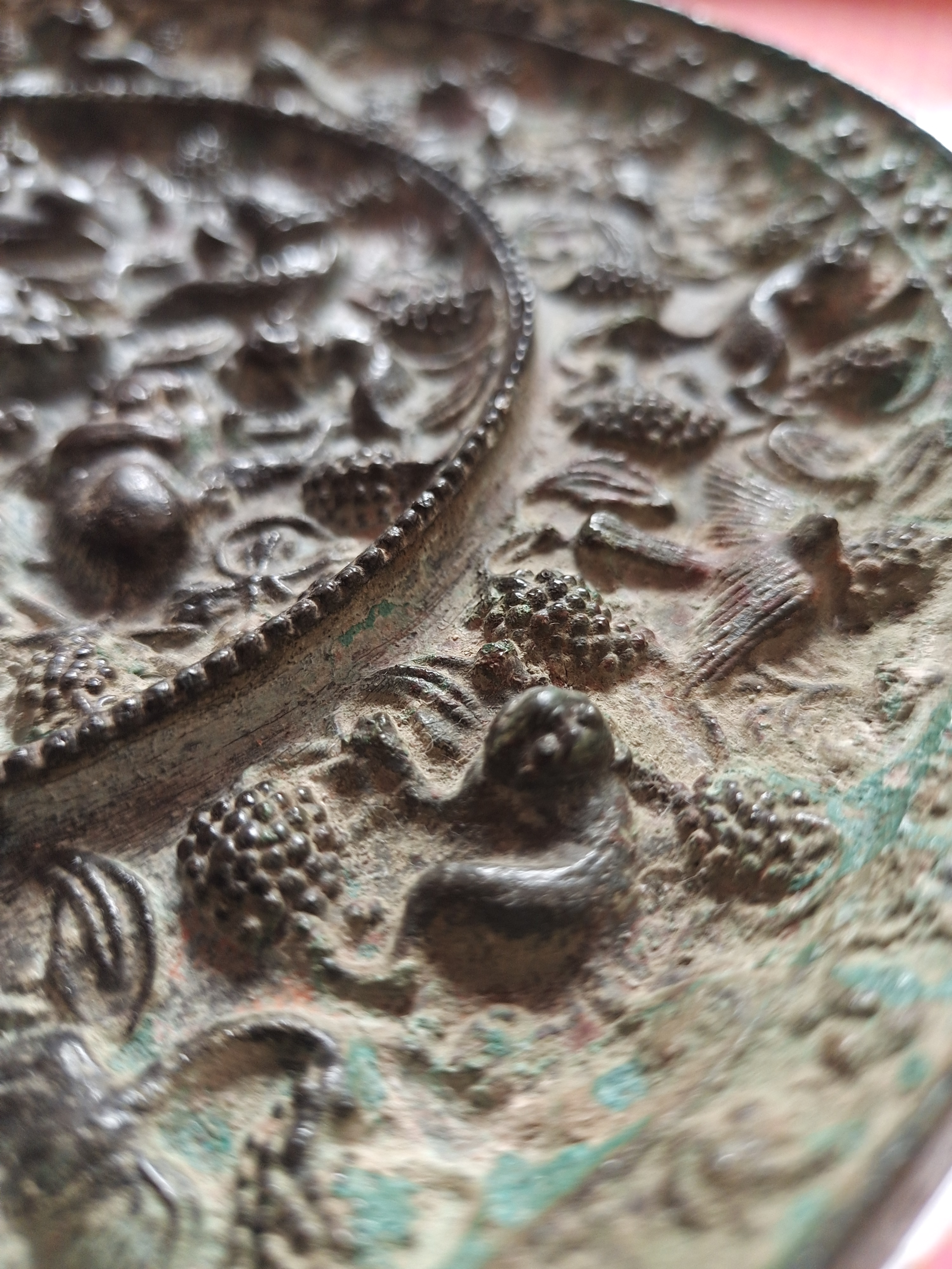 海兽葡萄镜直径19.8厘米