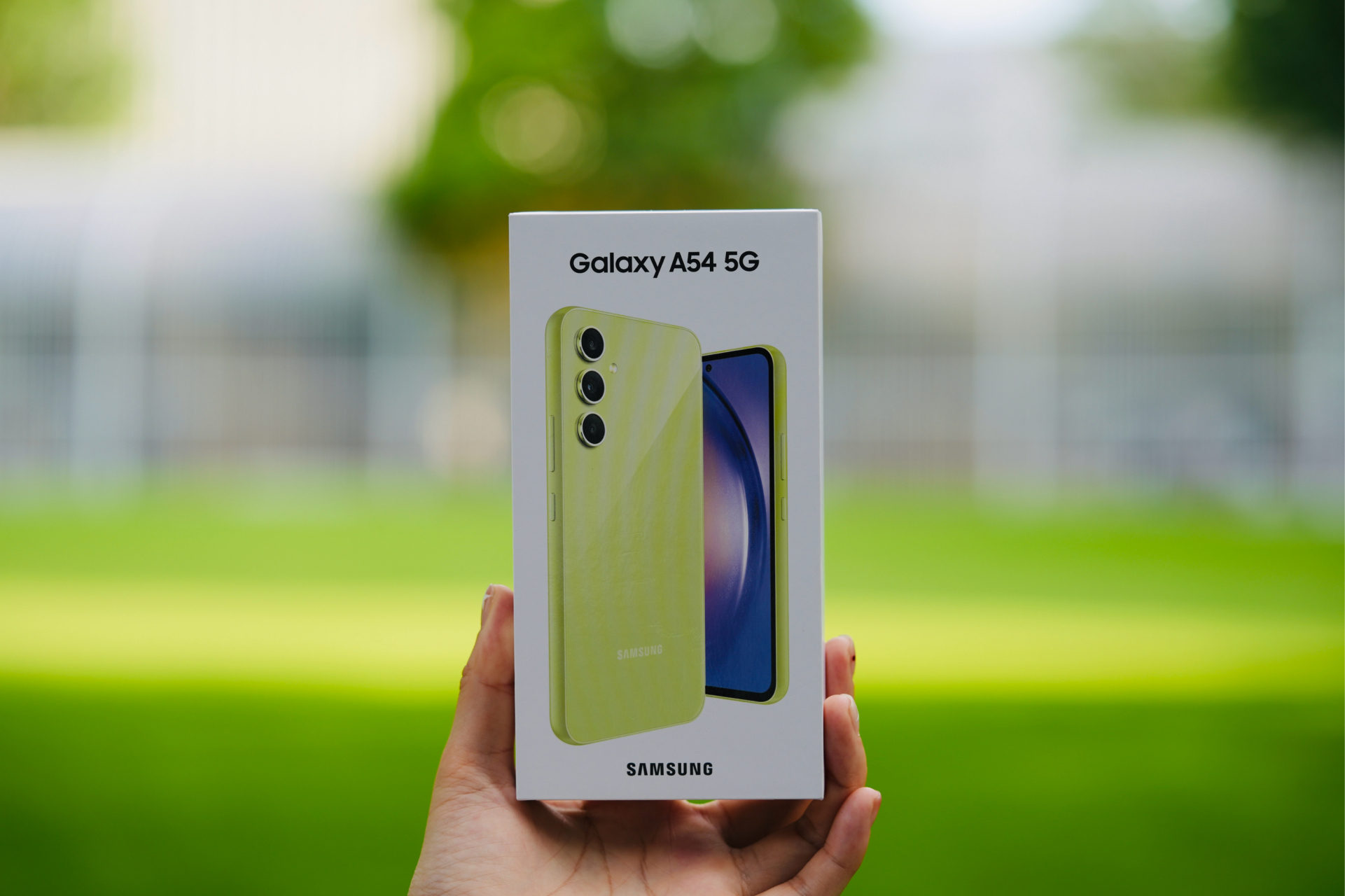 三星galaxy a54 鲜柠绿,一款颜值与质感并存的中端手机95