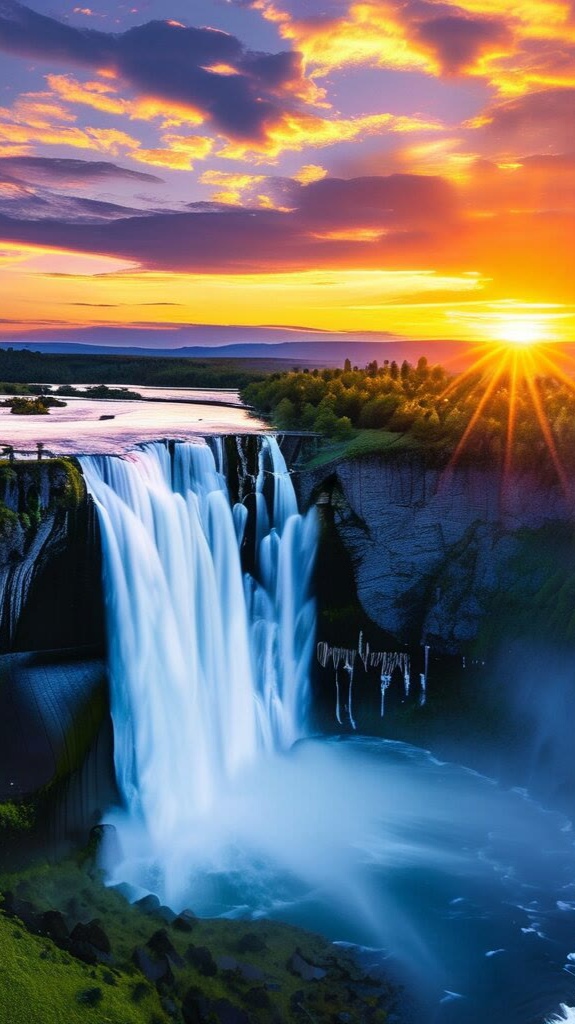 瀑布,大自然的奇观美景,是地球上最令人叹为观止的自然景观之一.