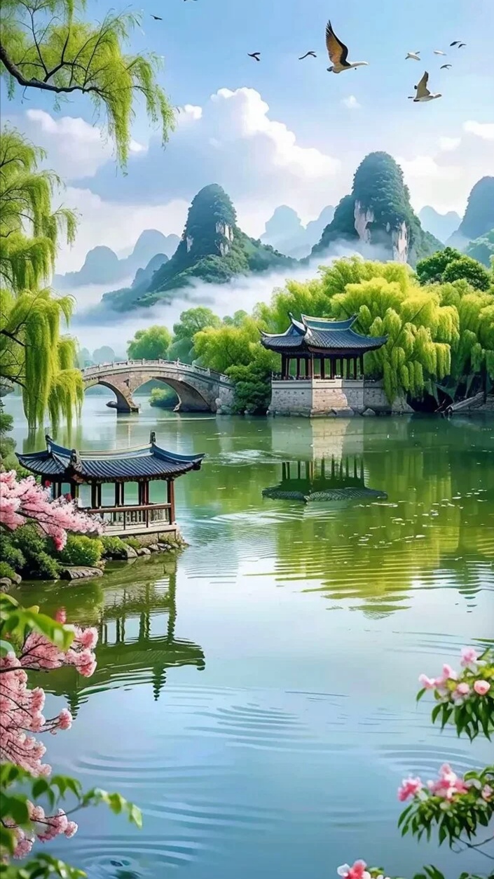 春天大自然风景 优美图片