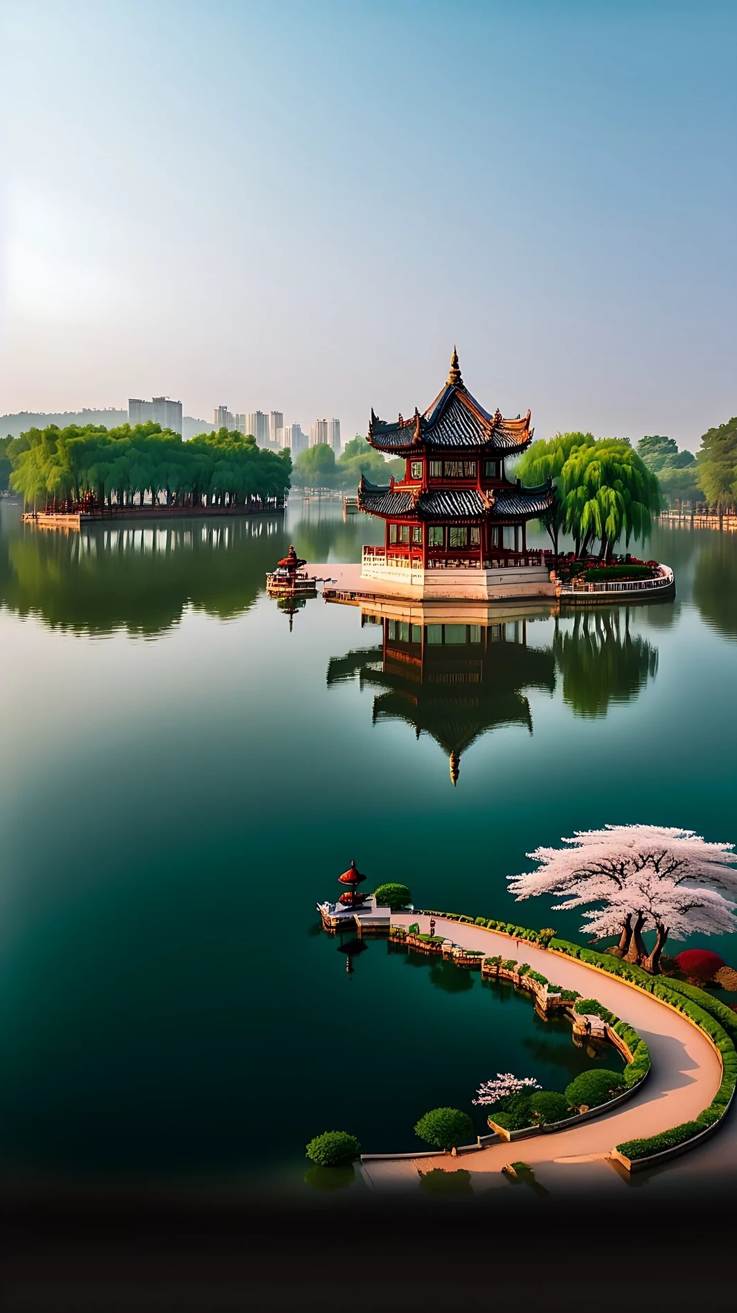 探秘中国风之美,走进画中亭台楼阁  在这繁华都市中,偶然发现一片净土