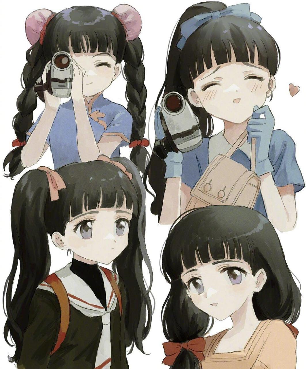 不同发型的大道寺知世 twi:熊谷ユカ