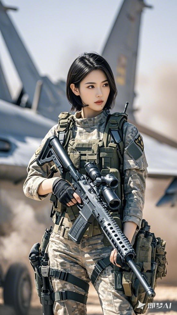 女中豪杰,英姿飒爽展风华;威武不屈,坚韧如铁铸辉煌