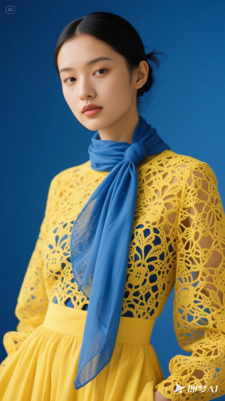 她宛如梦幻精灵