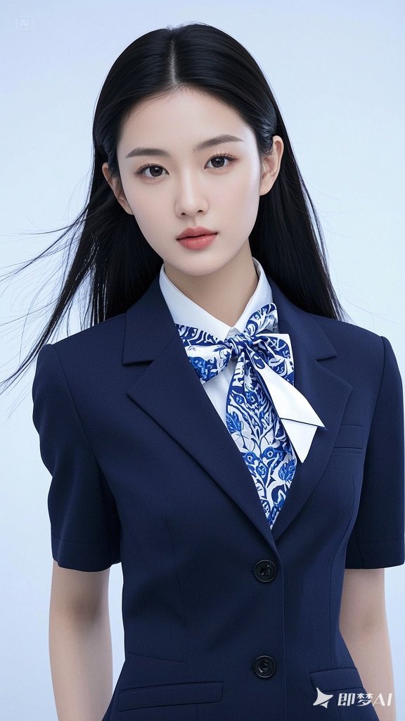 五官精致,自然舒展的眉毛,明亮灵动的眼睛,立体感的鼻子,色泽自然柔和