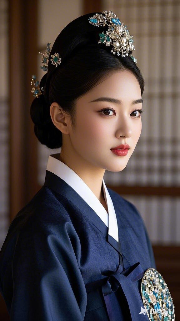 朝鲜美女,天生丽质