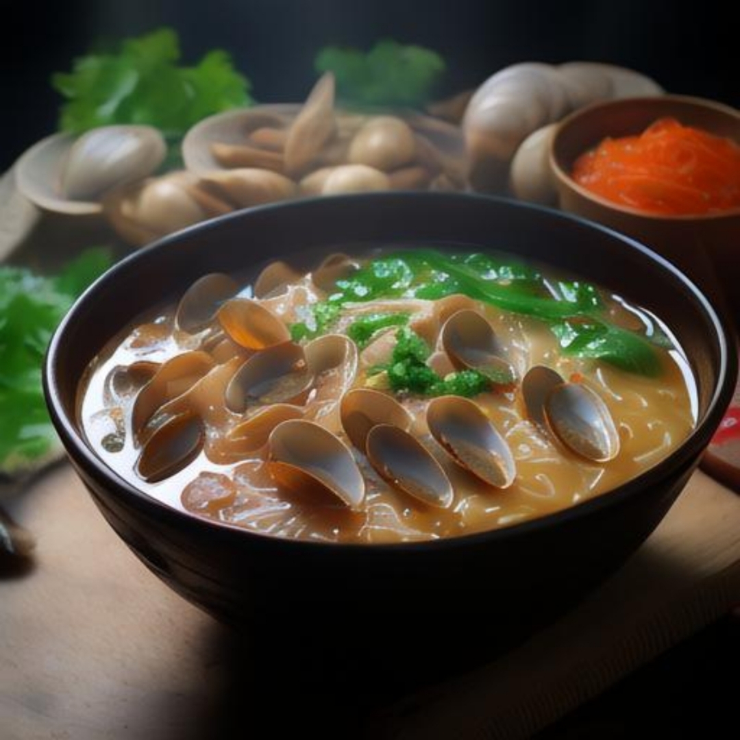 花甲米线是一道特色美食.   以新鲜的花甲和爽滑的米线为主料.