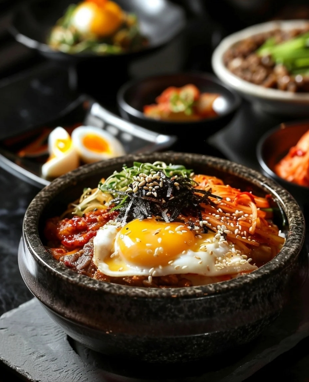 韩式石锅拌饭是一道具有浓郁韩国特色的美食.